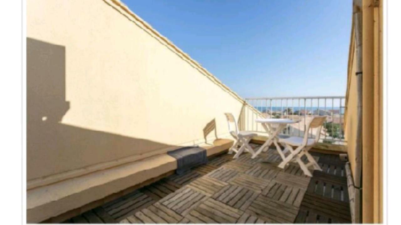 F3 Narbone-Plage Avec Solarium 250M De La Mer Vue Mer Et Clape Нарбонн-Пляж Экстерьер фото